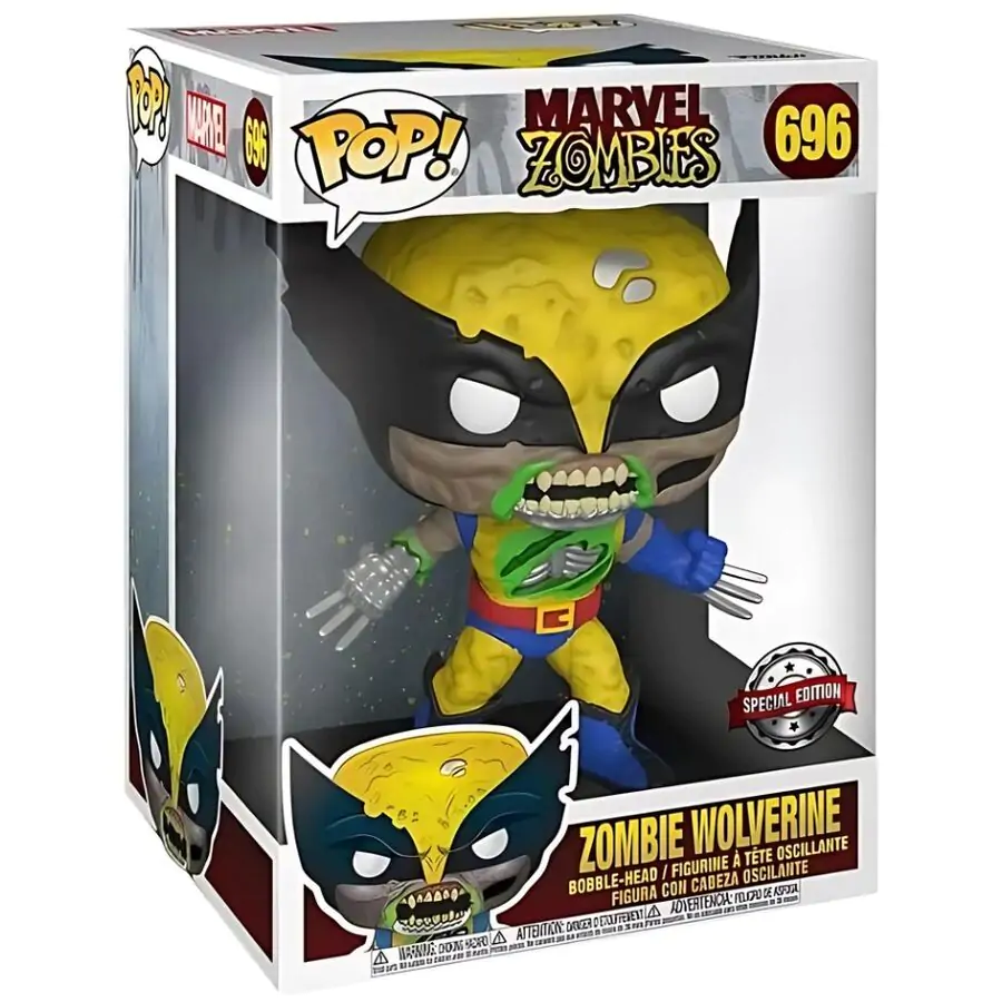 figurina POP Marvel Zombies - Zombie Wolverine Exclusive 25cm poza produsului