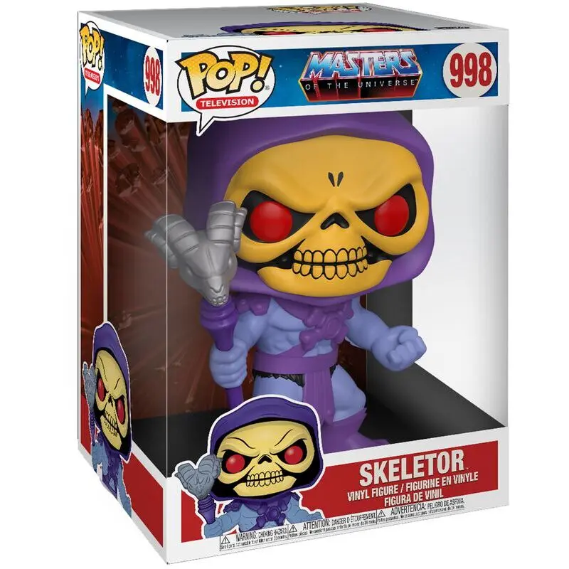 Masters of the Universe Super Sized POP! Animation Figurina de vinil Skeletor 25 cm poza produsului