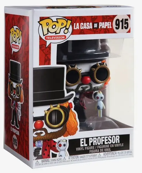 Money Heist POP! TV Figurina de vinil Profesor O Clown 9 cm poza produsului