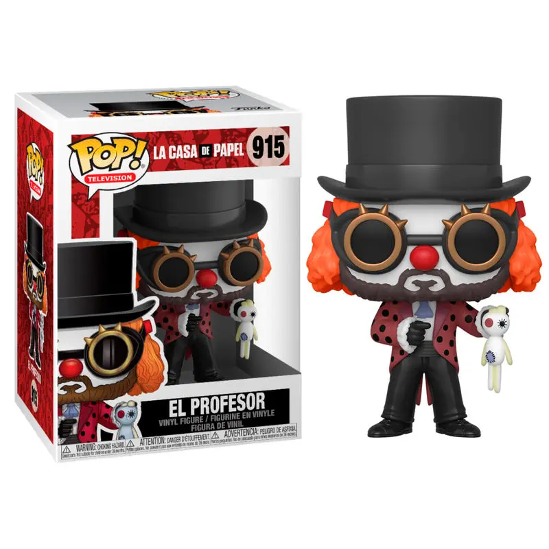 Money Heist POP! TV Figurina de vinil Profesor O Clown 9 cm poza produsului