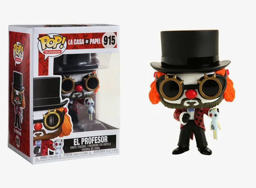Money Heist POP! TV Figurina de vinil Profesor O Clown 9 cm poza produsului