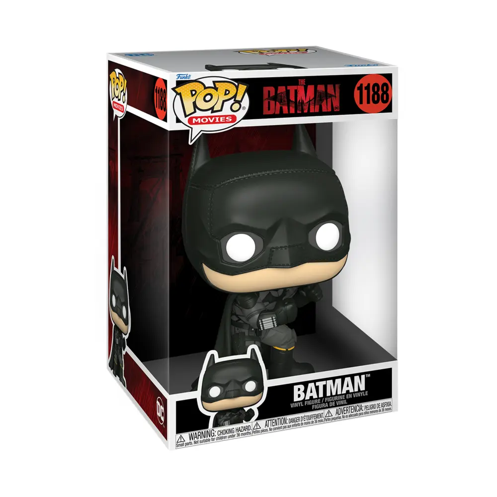 Figurină de Vinil Batman Super Dimensiuni Jumbo POP! Batman 25 cm poza produsului