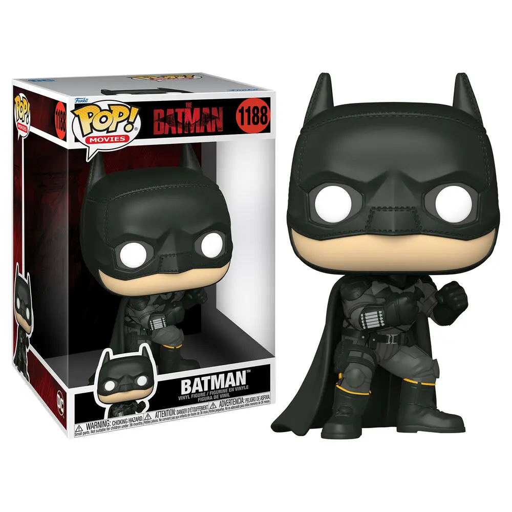 Figurină de Vinil Batman Super Dimensiuni Jumbo POP! Batman 25 cm poza produsului