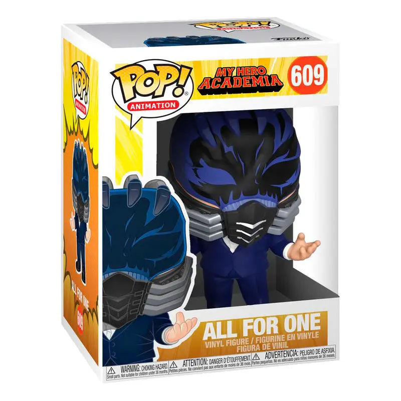 My Hero Academia POP! Figurină de colecție Animation Vinyl All For One 9 cm poza produsului