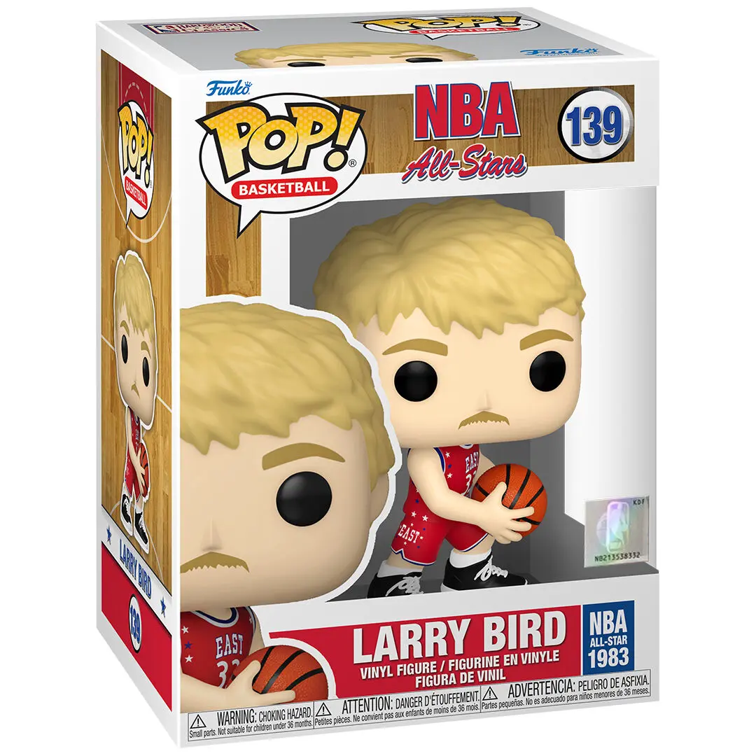NBA Legends POP! Figurina de vinil Baschet Larry Bird (Red All Star Uni 1983) 9 cm poza produsului