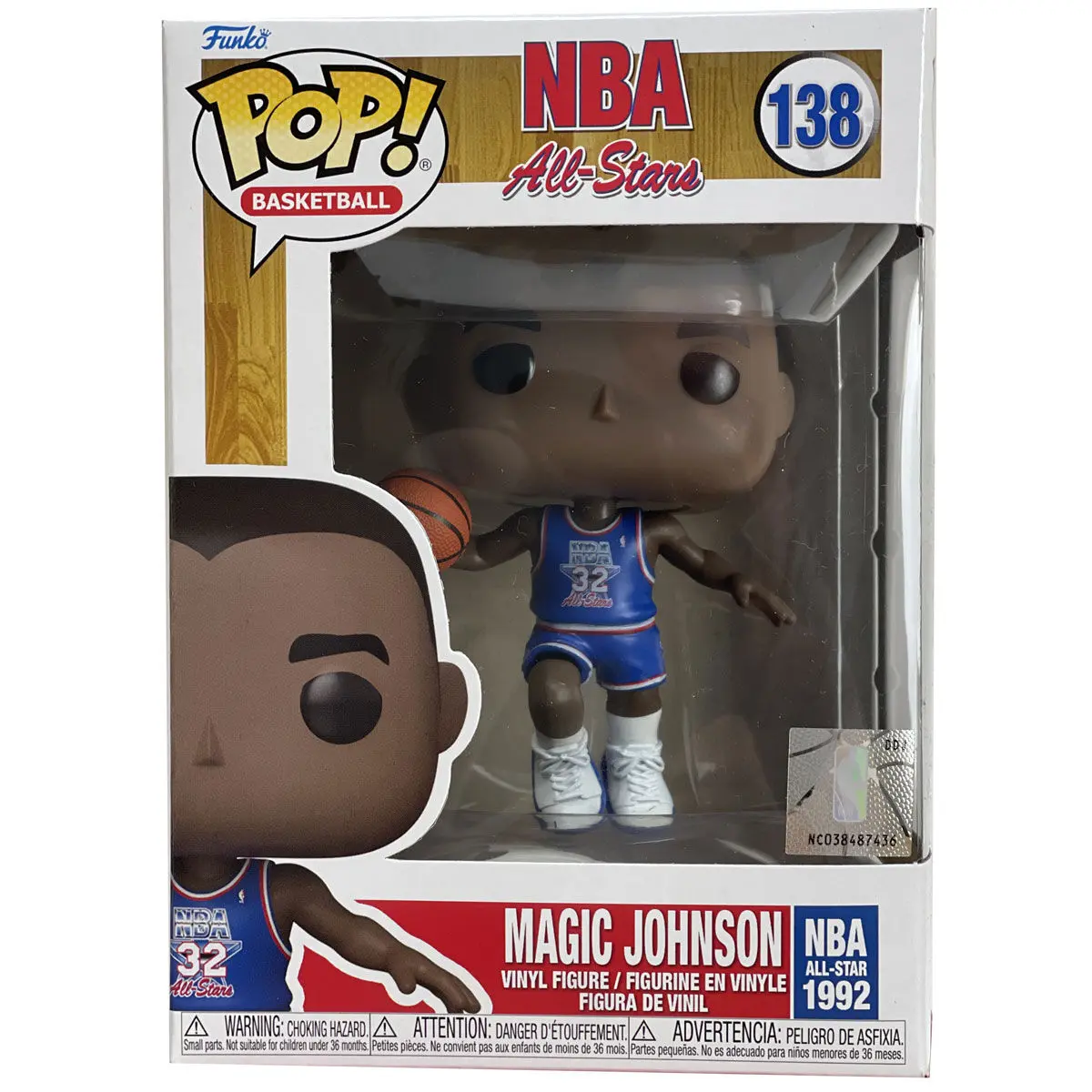 NBA Legends POP! Figurina de vinil Baschet Magic Johnson (Blue All Star Uni 1991) 9 cm poza produsului