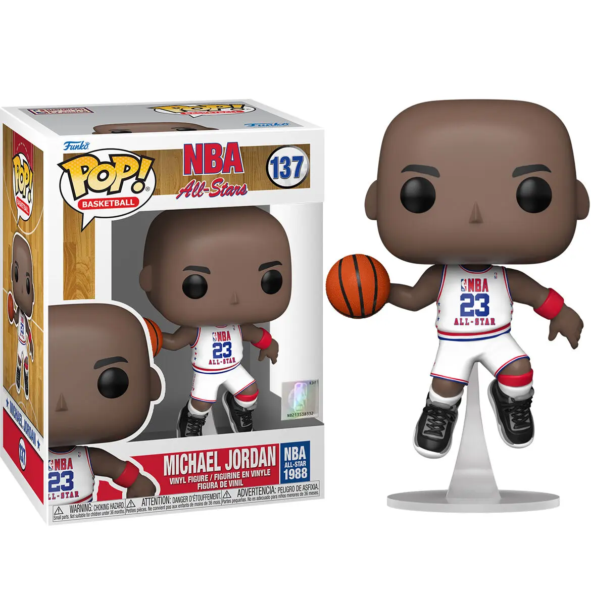 NBA Legends POP! Figurina de colecție din vinil Baschet Michael Jordan (1988 ASG) 9 cm poza produsului