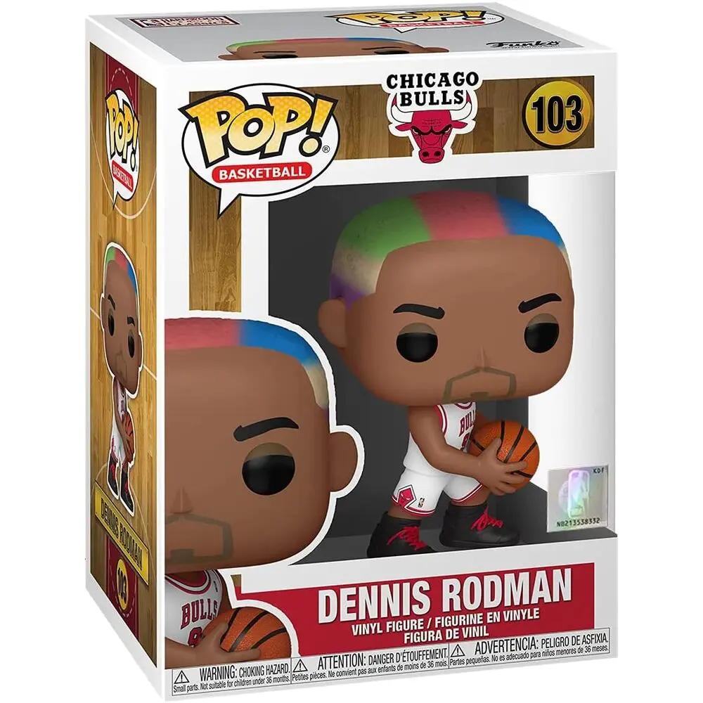 NBA Legends POP! Figurina de vinil Sports Dennis Rodman (Bulls Home) 9 cm poza produsului