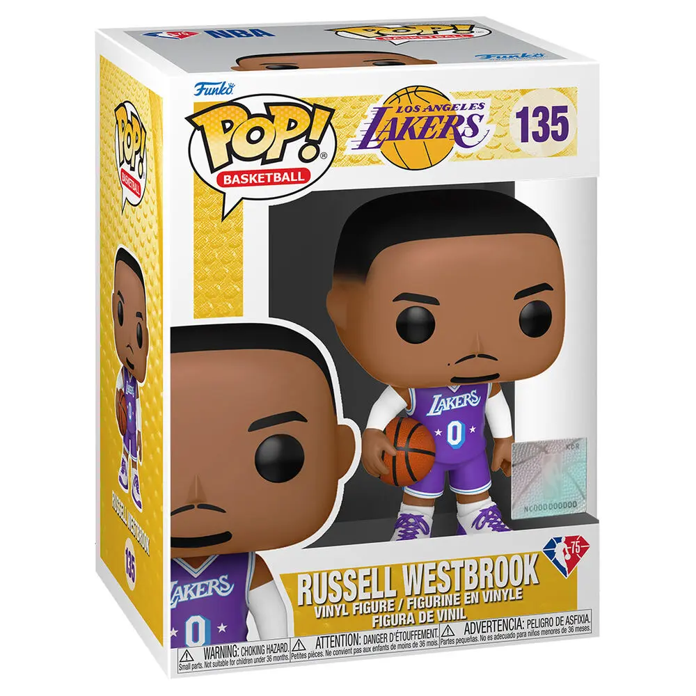 NBA Washington Wizards POP! Figurina de Vinil Baschet Russell Westbrook (City Edition 2021) 9 cm poza produsului