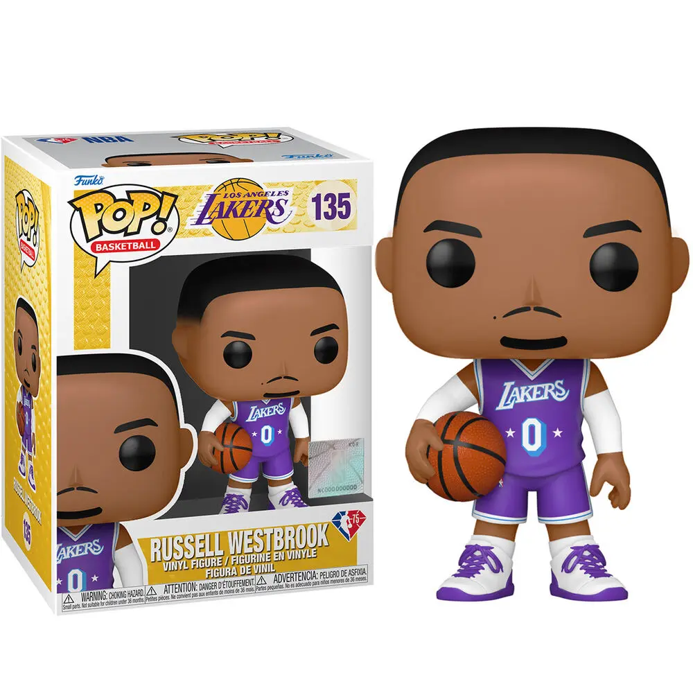 NBA Washington Wizards POP! Figurina de Vinil Baschet Russell Westbrook (City Edition 2021) 9 cm poza produsului