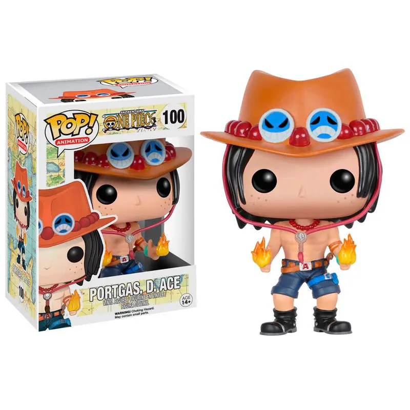 One Piece POP! Figurină Vinil pentru Televizor Portgas D. Ace 9 cm poza produsului