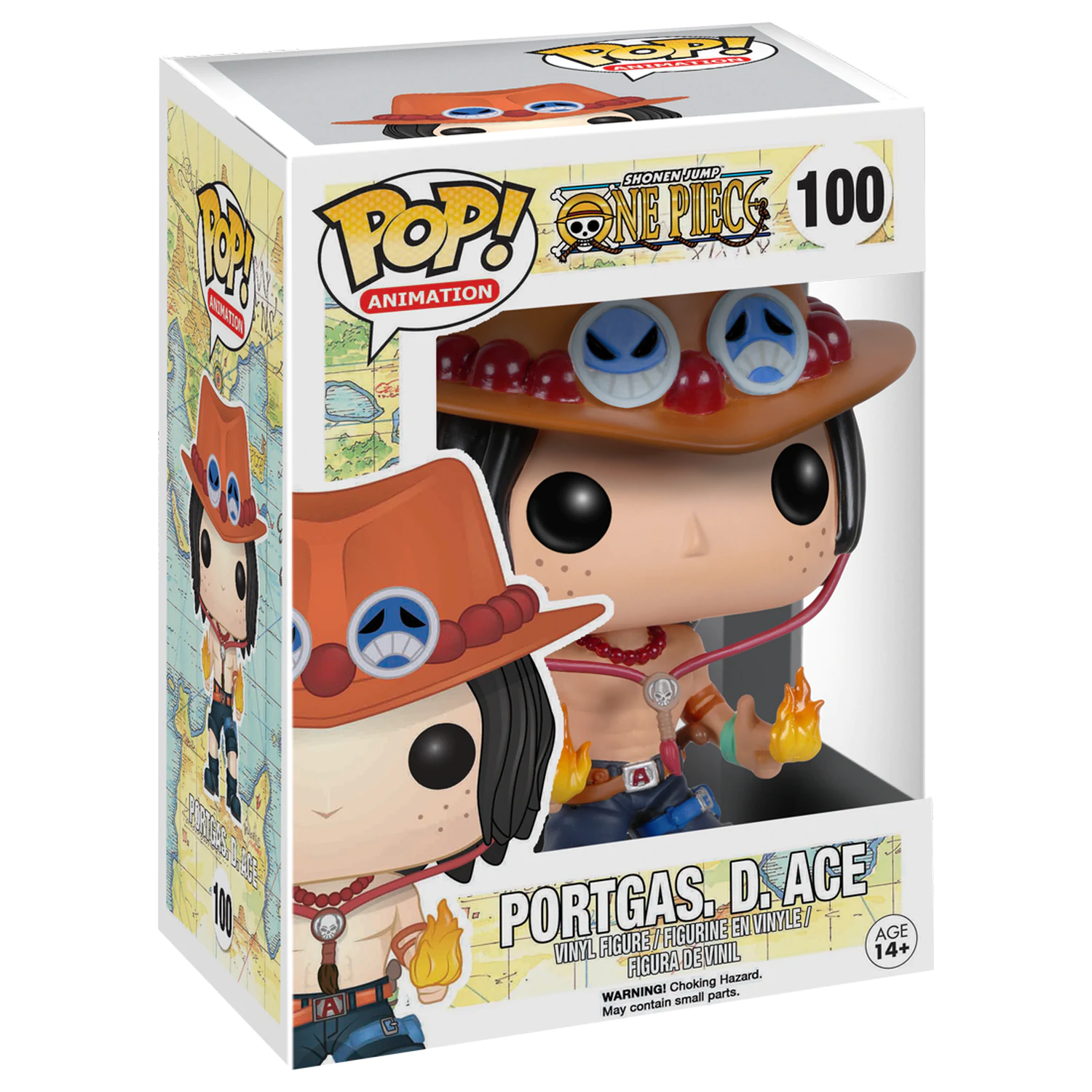 One Piece POP! Figurină Vinil pentru Televizor Portgas D. Ace 9 cm poza produsului