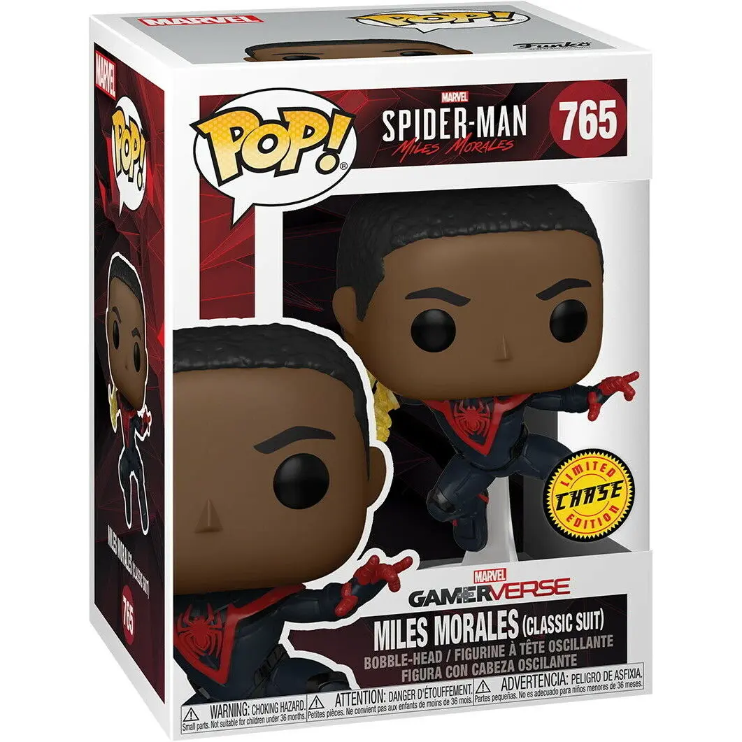 Figurină POP Spiderman Miles Morales Costum Clasic Chase poza produsului