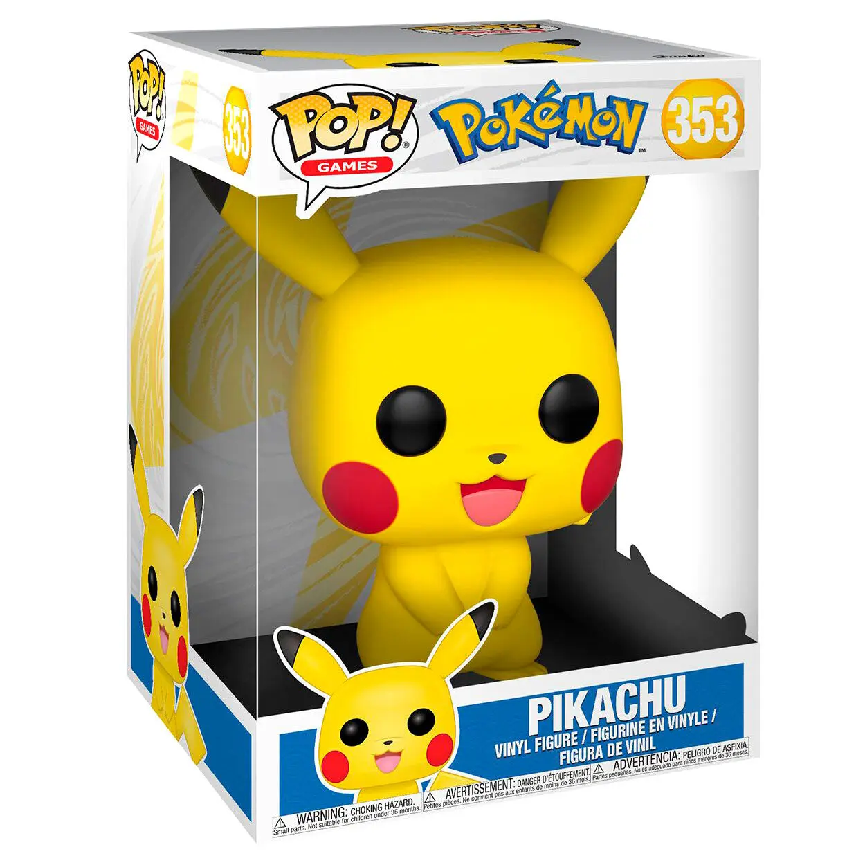 Pokemon Super Sized POP! Games Figurina Vinil Pikachu 25 cm poza produsului
