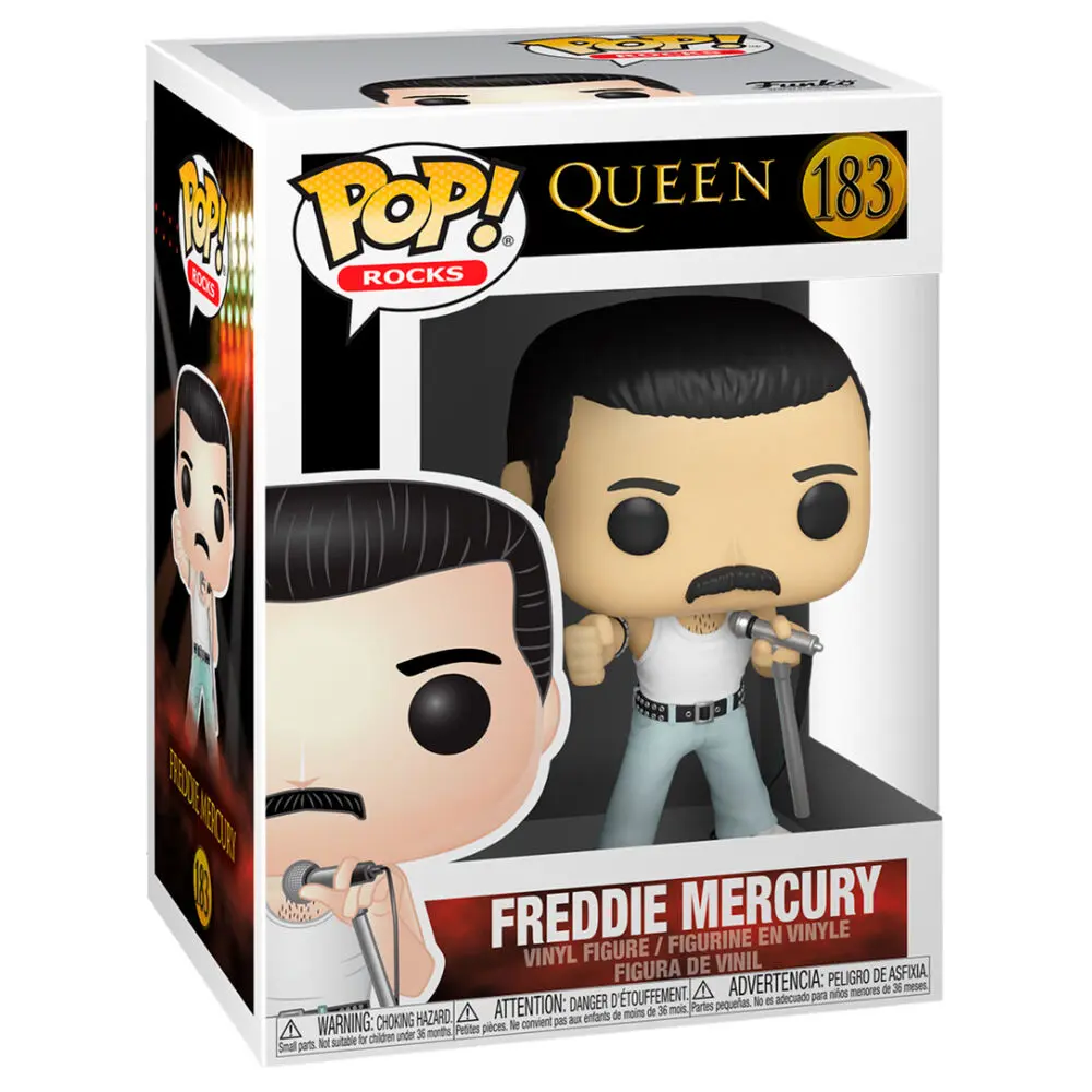 Queen POP! Figurină de vinil Rocks Freddie Mercury Radio Gaga 9 cm poza produsului