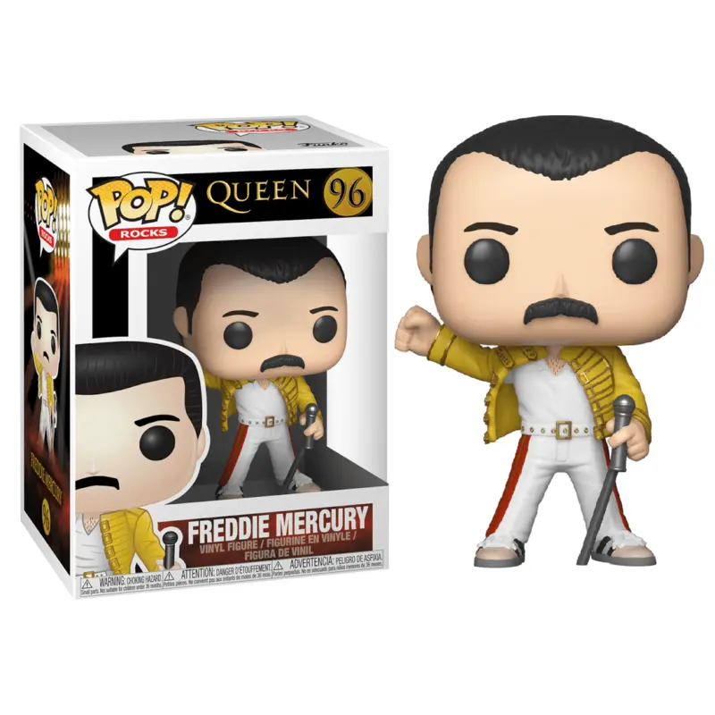 Queen POP! Figurină Vinyl Freddie Mercury Wembley 1986 9 cm poza produsului