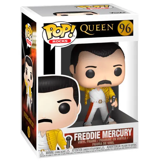 Queen POP! Figurină Vinyl Freddie Mercury Wembley 1986 9 cm poza produsului