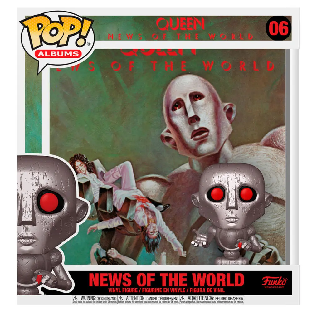 Queen POP! Albums Figurina de vinil News of the World 9 cm poza produsului