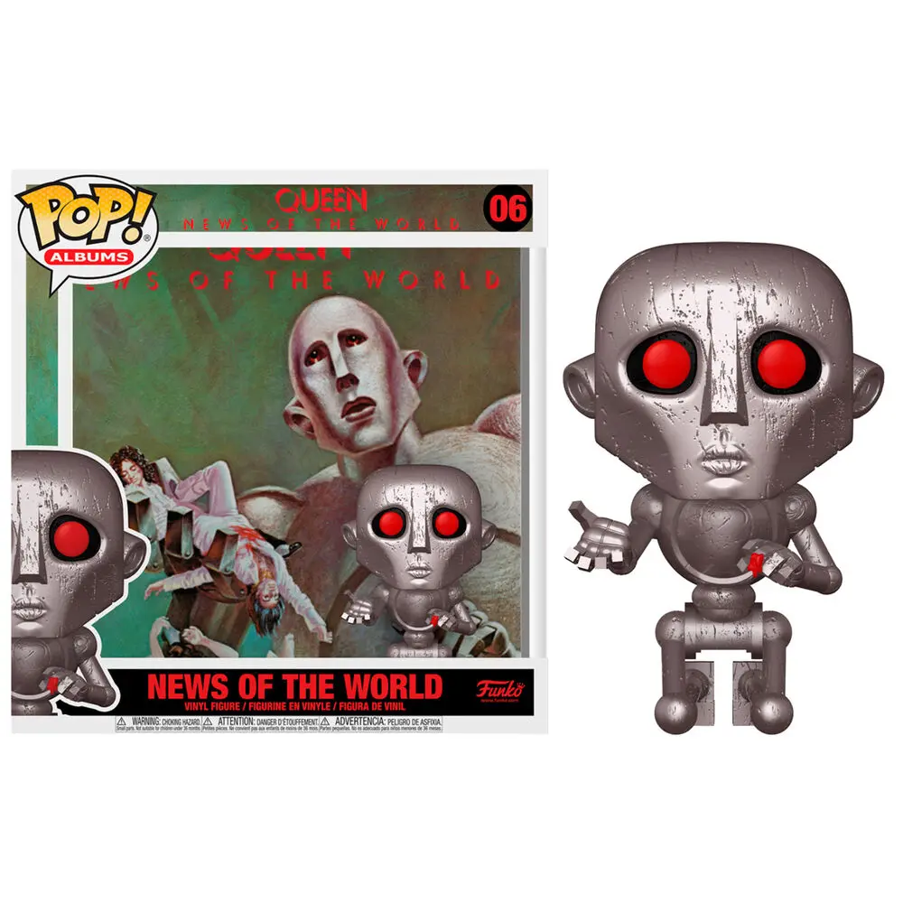 Queen POP! Albums Figurina de vinil News of the World 9 cm poza produsului