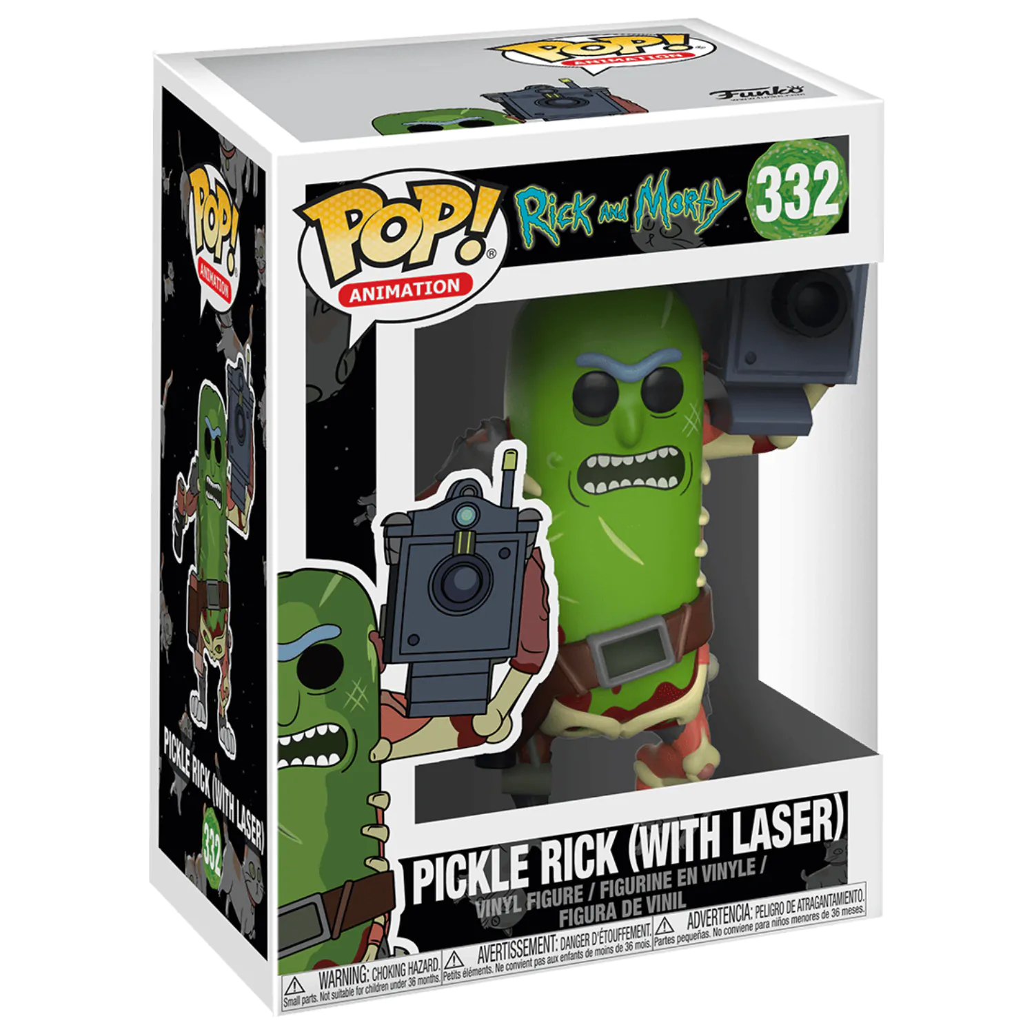 Rick and Morty POP! Animation Figurina Vinil Pickle Rick with Laser 9 cm poza produsului