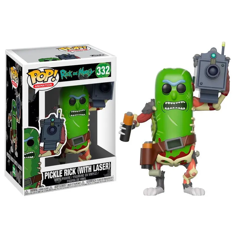 Rick and Morty POP! Animation Figurina Vinil Pickle Rick with Laser 9 cm poza produsului