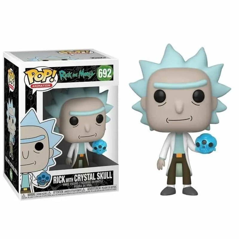 Rick & Morty POP! Animation Figurină de Vinil Rick with Crystals 9 cm poza produsului