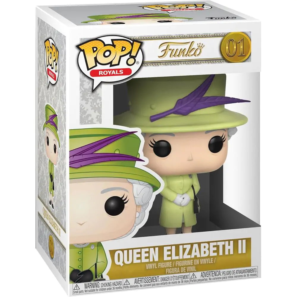 Royal Family POP! Figurina de Vinil Regina Elisabeta a II-a 9 cm poza produsului