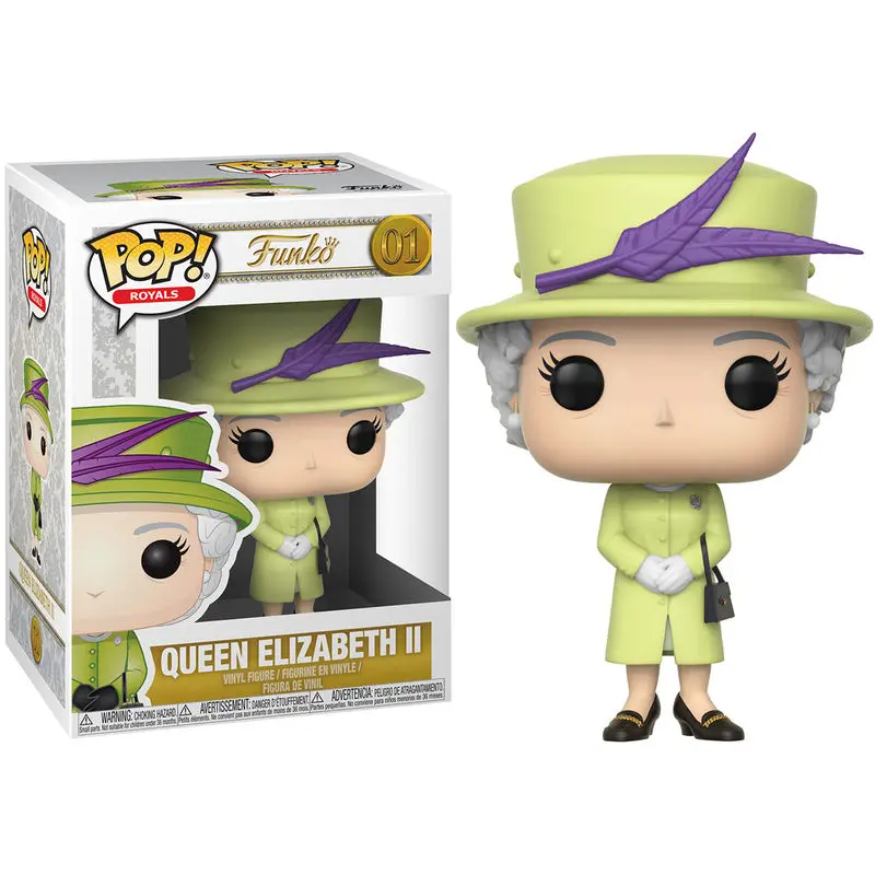 Royal Family POP! Figurina de Vinil Regina Elisabeta a II-a 9 cm poza produsului