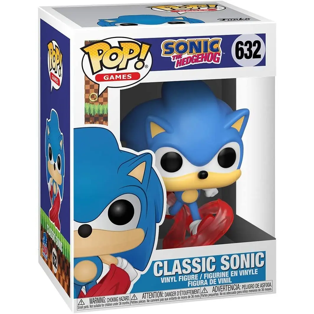 Sonic the Hedgehog POP! Jocuri Figurina de Vinil Sonic 30th - Running Sonic 9 cm poza produsului