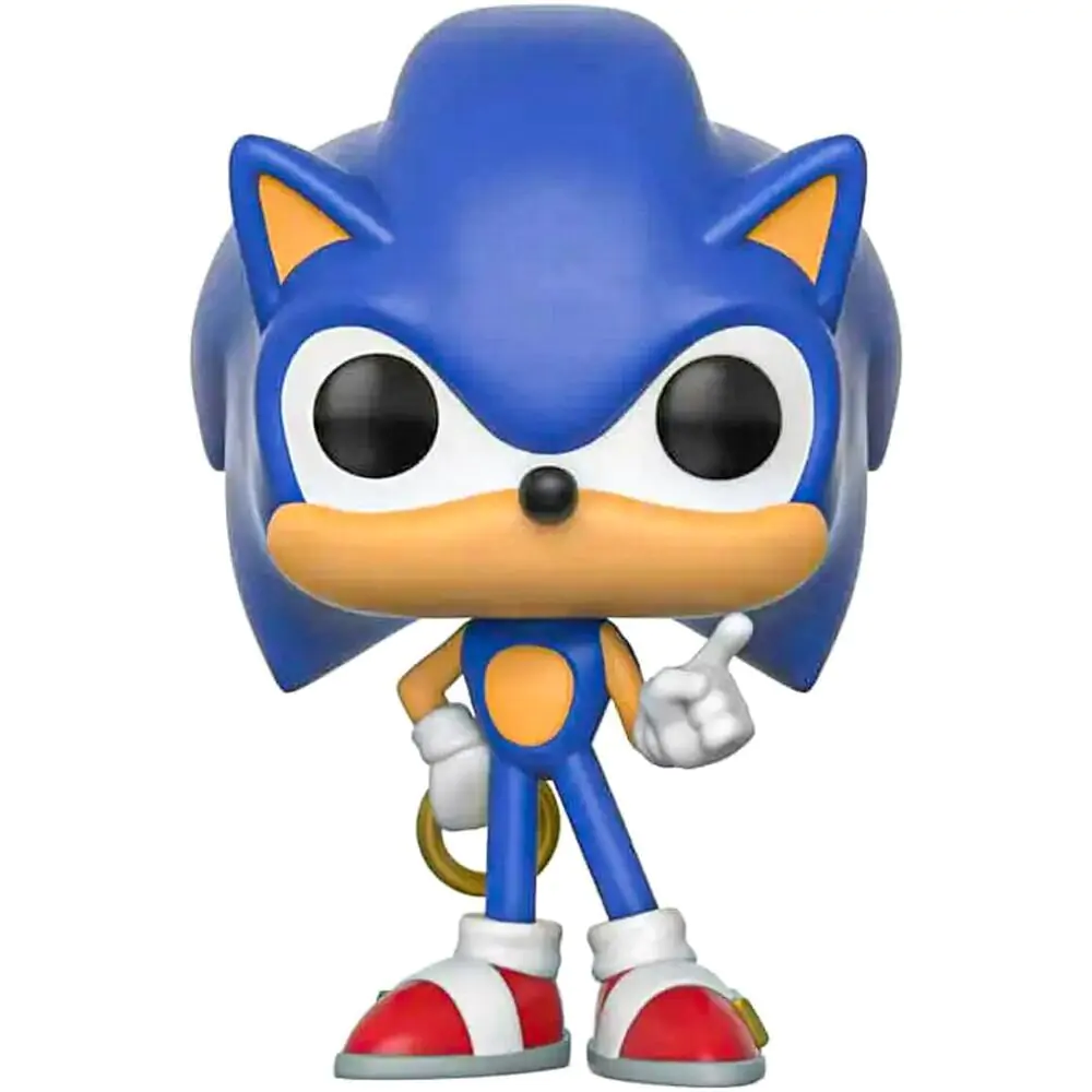 Sonic The Hedgehog POP! Games Figurina Vinyl Sonic (Inel) 9 cm poza produsului