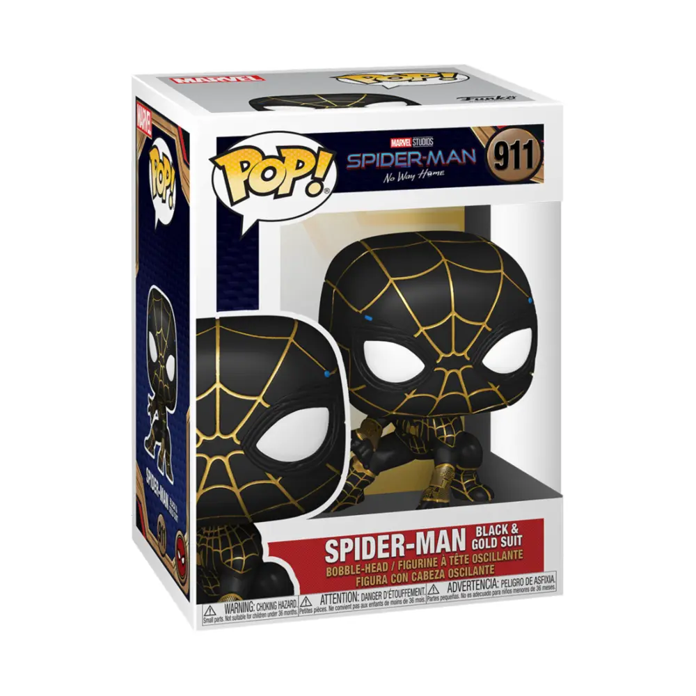 Spider-Man: No Way Home POP! Figurina Vinyl Spider-Man (Black & Gold Suit) 9 cm poza produsului