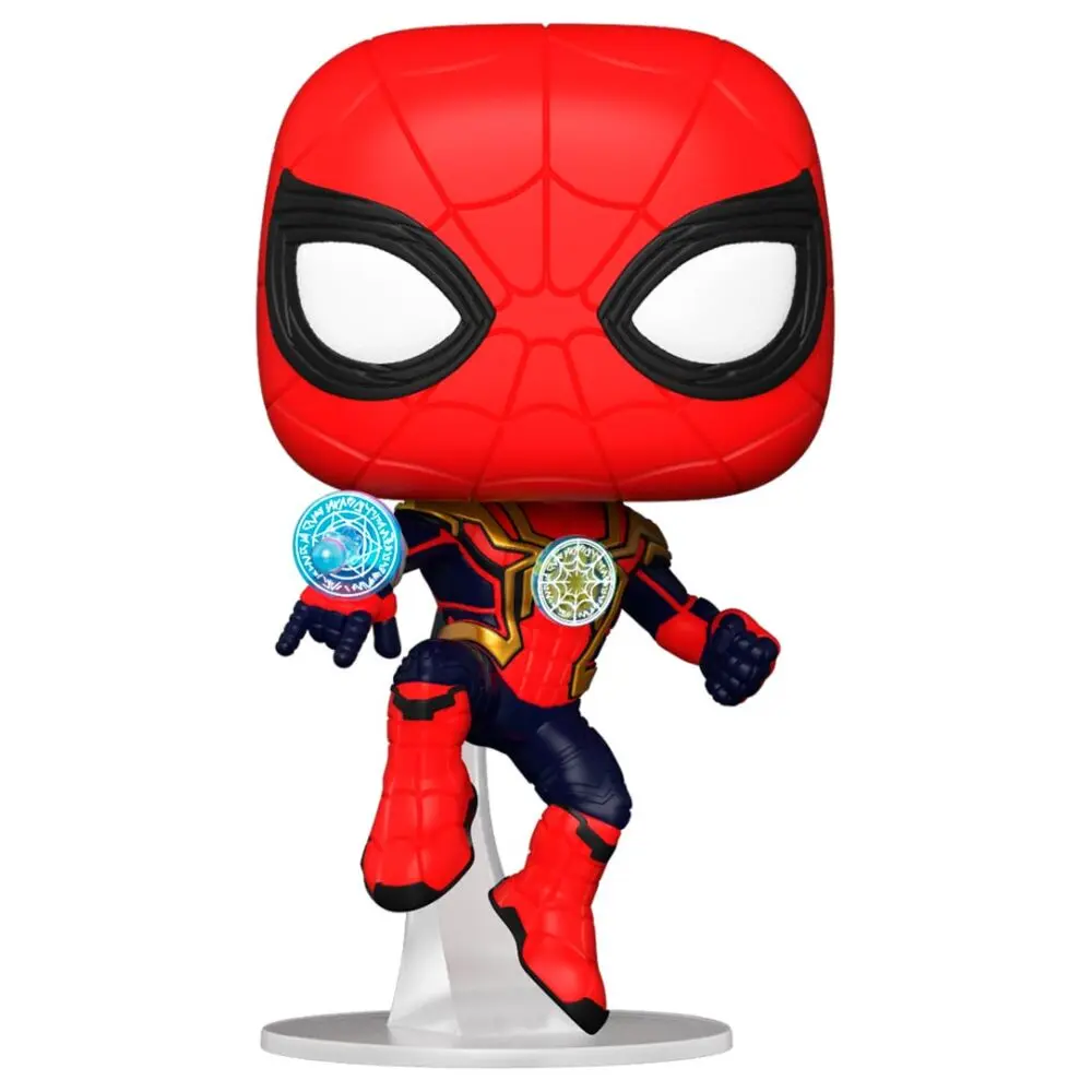 Spider-Man: No Way Home POP! Figurina Vinyl Spider-Man (Costum Integrat) 9 cm poza produsului