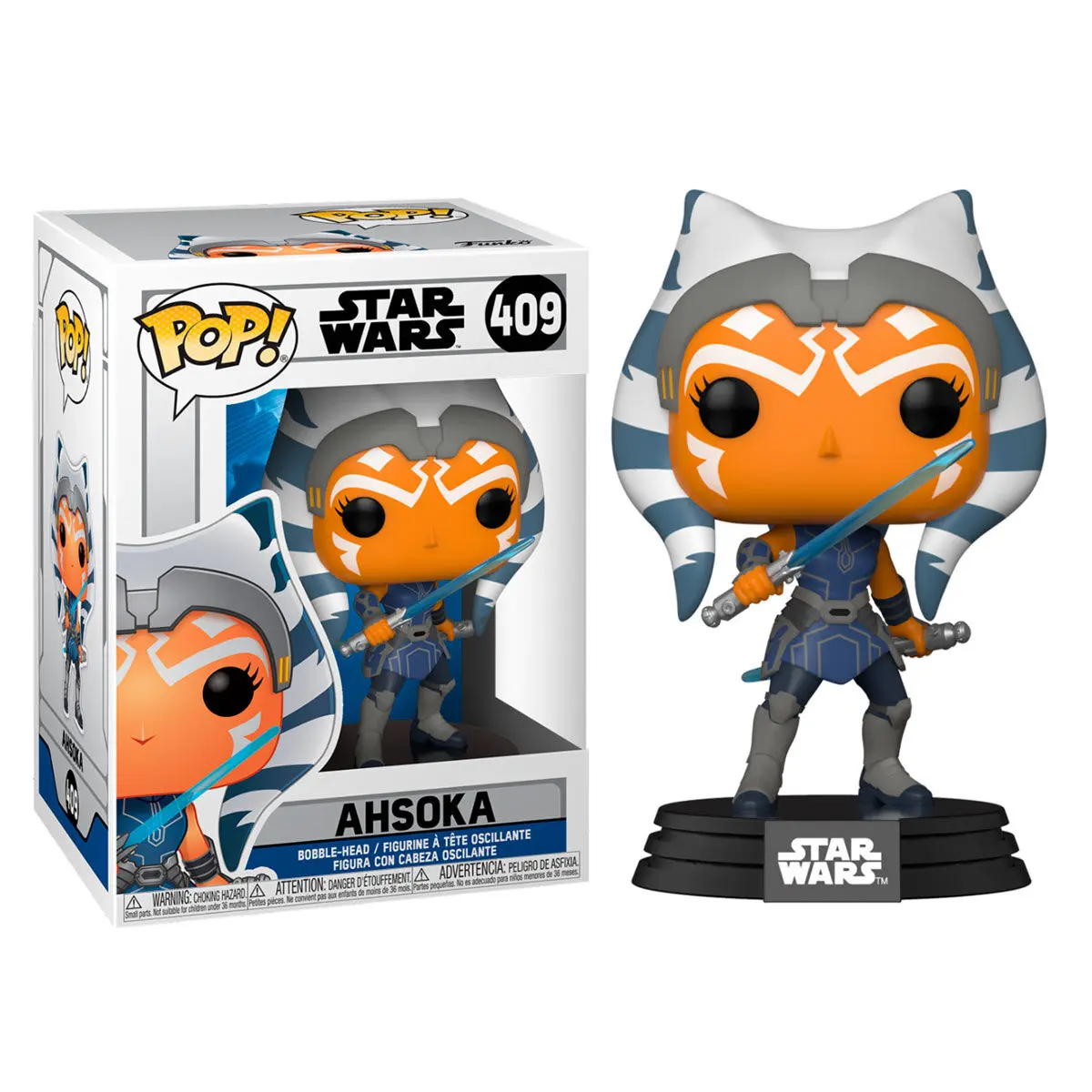 Star Wars: Clone Wars POP! Star Wars Figurina Vinil Ahsoka 9 cm poza produsului