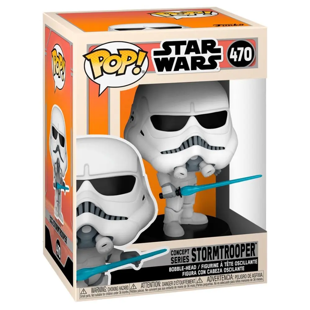 Star Wars POP! Vinyl Figurina Bobble-Head Stormtrooper (Concept Series) 9 cm poza produsului