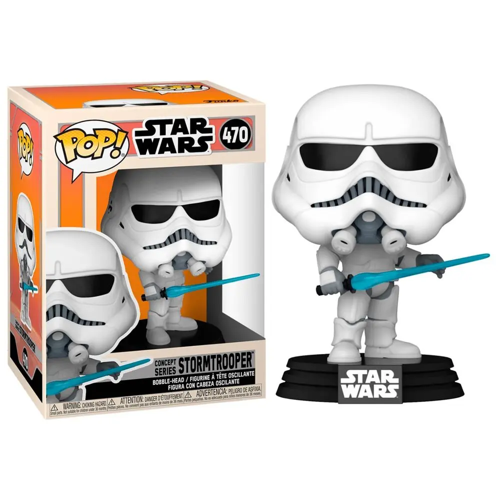 Star Wars POP! Vinyl Figurina Bobble-Head Stormtrooper (Concept Series) 9 cm poza produsului