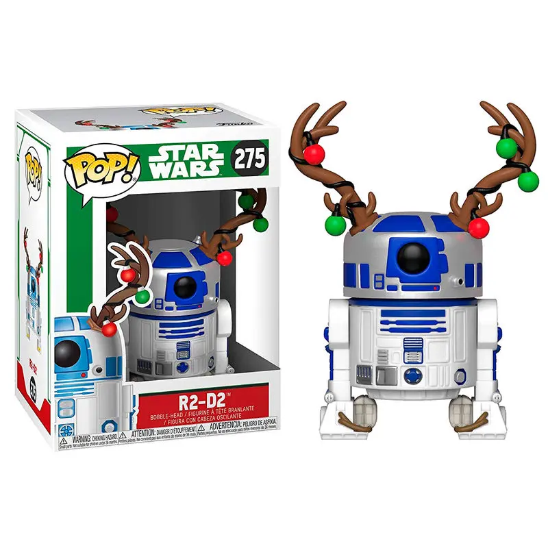 figurina POP Star Wars Holiday R2-D2 cu coarne poza produsului