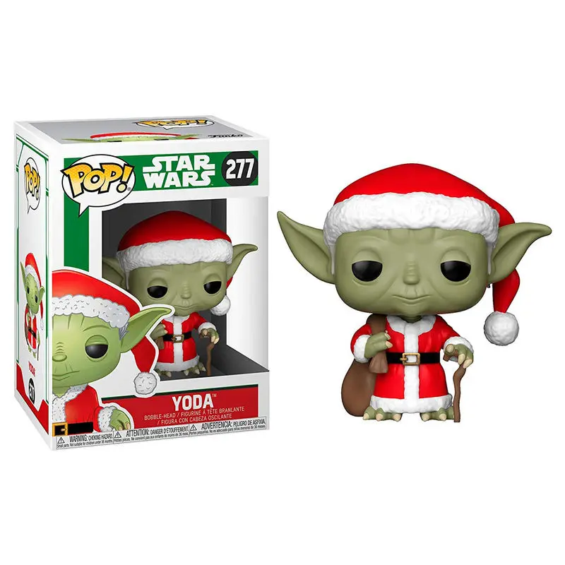 Figurină POP Star Wars Holiday Santa Yoda poza produsului