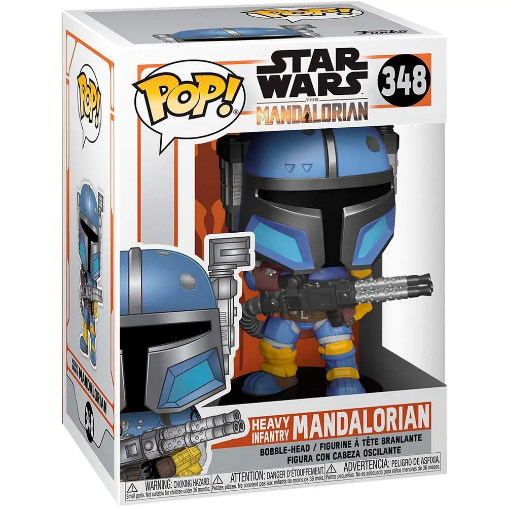 Star Wars The Mandalorian POP! TV Figurina de Vinil Infanterie Grea Mandalorian 9 cm poza produsului