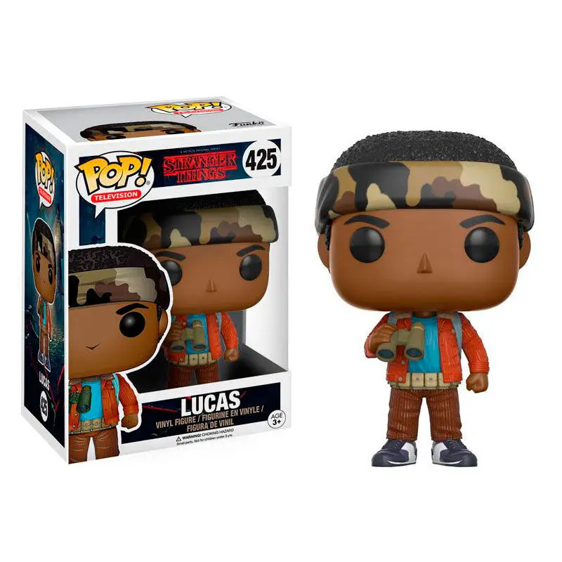 Figurină POP Stranger Things Lucas cu Binoclu poza produsului