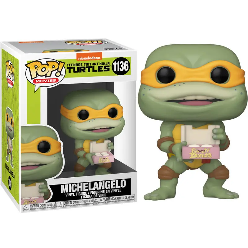 Teenage Mutant Ninja Turtles POP! Movies Figurina Vinyl Michaelangelo 9 cm poza produsului