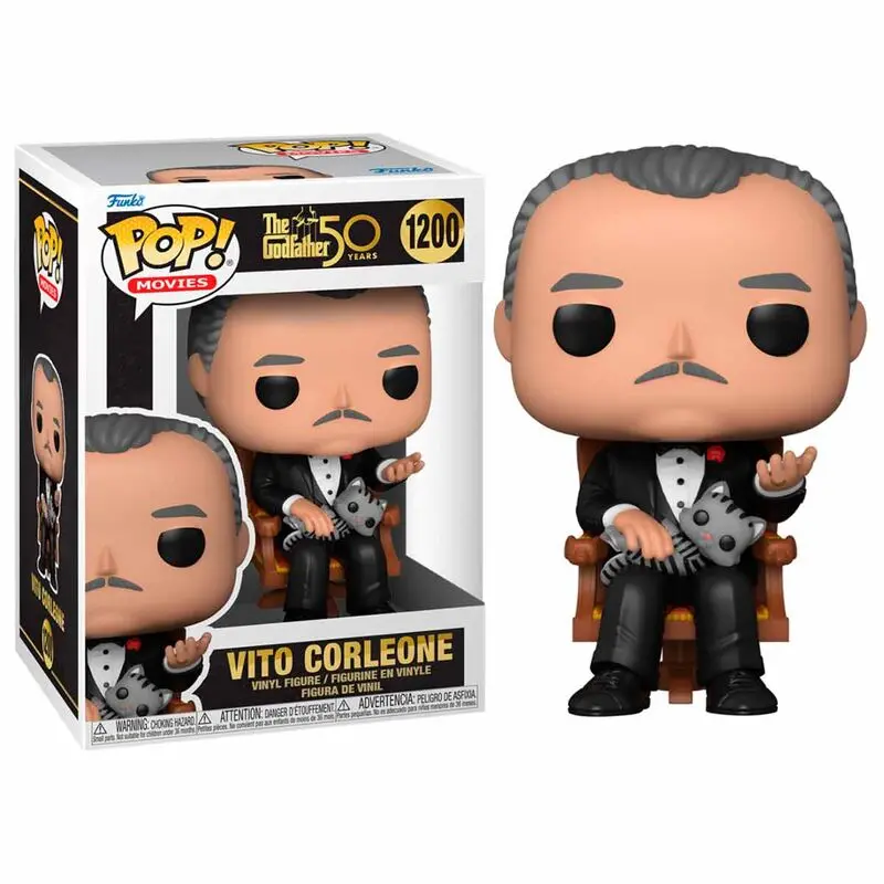 The Godfather POP! Movies Figurina Vinyl 50th Anniversary Vito Corleone 9 cm poza produsului