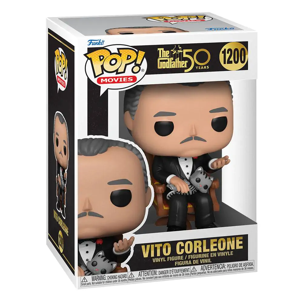 The Godfather POP! Movies Figurina Vinyl 50th Anniversary Vito Corleone 9 cm poza produsului