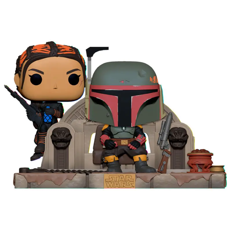 The Mandalorian POP Moment! Figurine din vinil 2-Pack Boba Fett & Fennec Shand 9 cm poza produsului