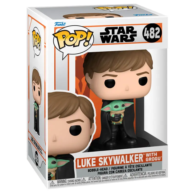 Star Wars The Mandalorian POP! TV Figurina Vinyl Luke with Child 9 cm poza produsului