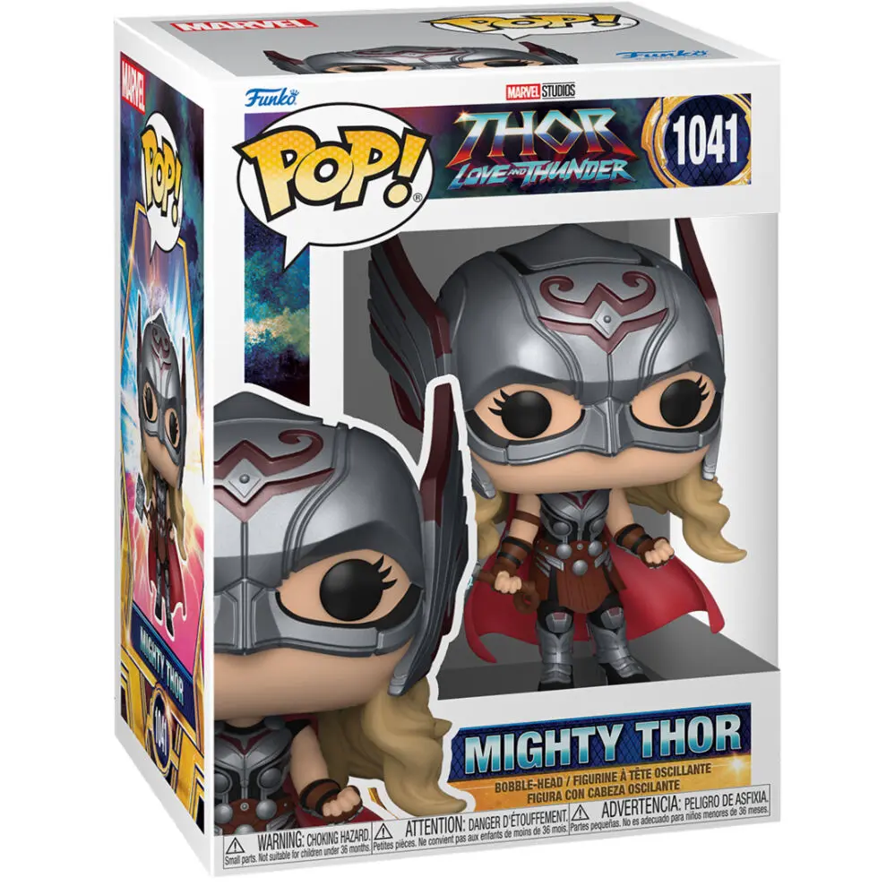 Thor: Love & Thunder POP! Figurina de Vinil Mighty Thor 9 cm poza produsului