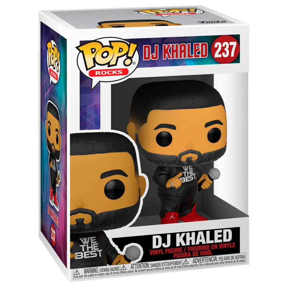 DJ Khaled POP! Figurina de Vinil Rocks DJ Khaled 9 cm poza produsului