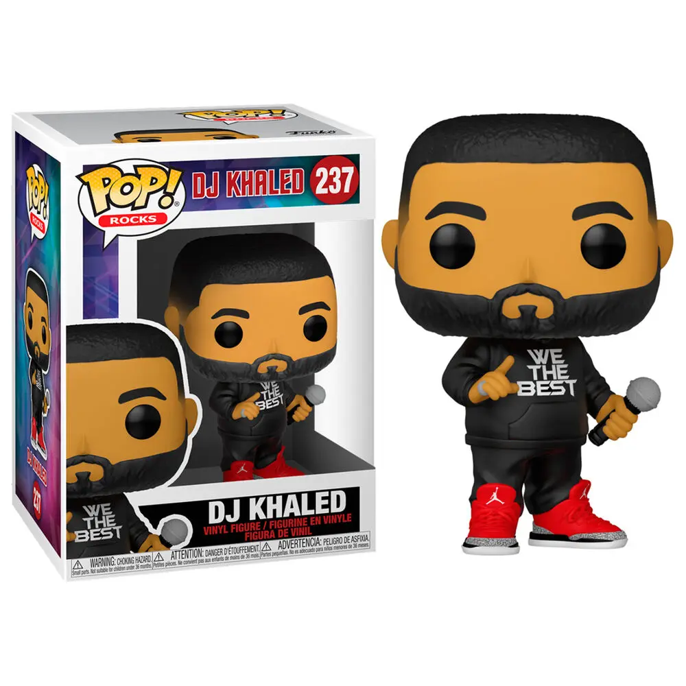 DJ Khaled POP! Figurina de Vinil Rocks DJ Khaled 9 cm poza produsului