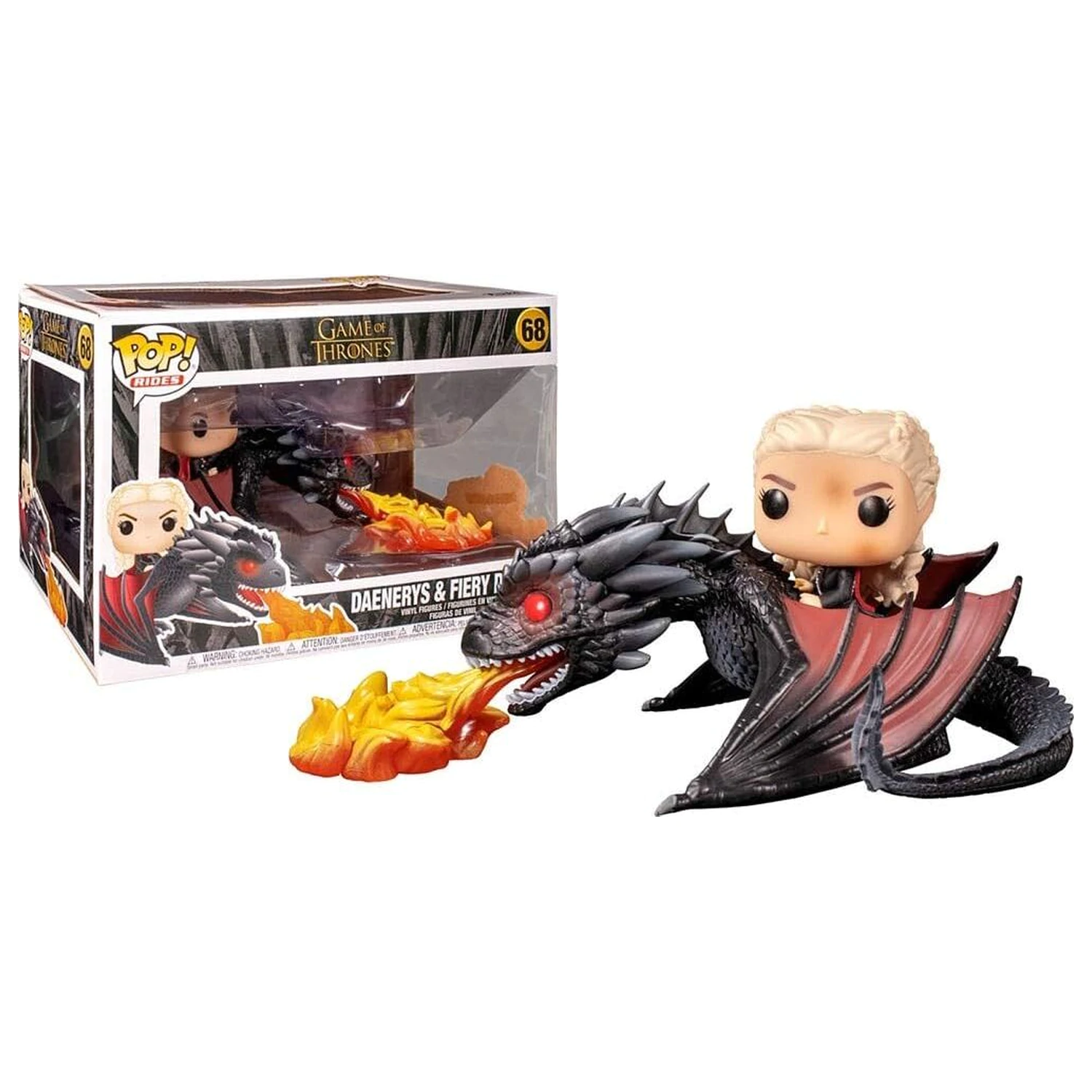POP figura Game of Thrones Daenerys on Fiery Drogon poza produsului