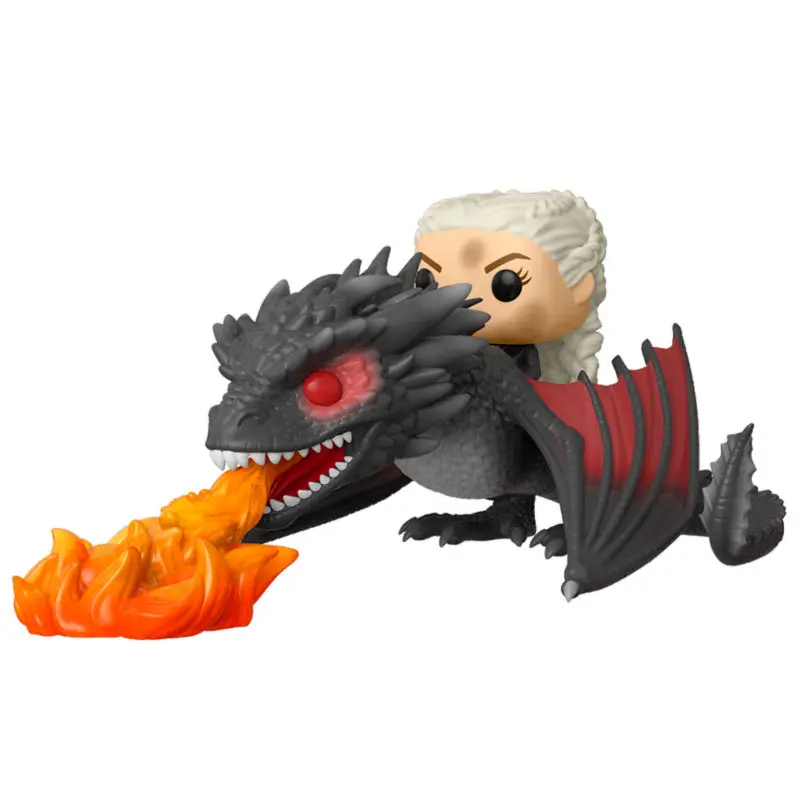 POP figura Game of Thrones Daenerys on Fiery Drogon poza produsului
