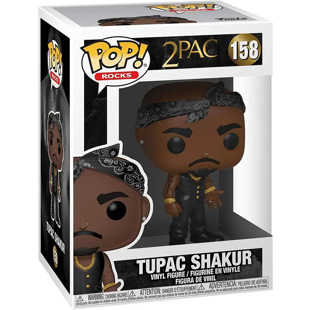 Figurină de vinil Tupac POP! Rocks Tupac 9 cm poza produsului